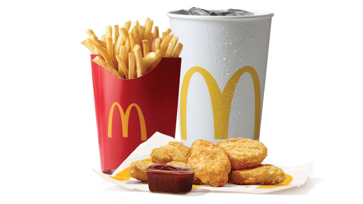 Large 6 Chicken McNuggets Meal