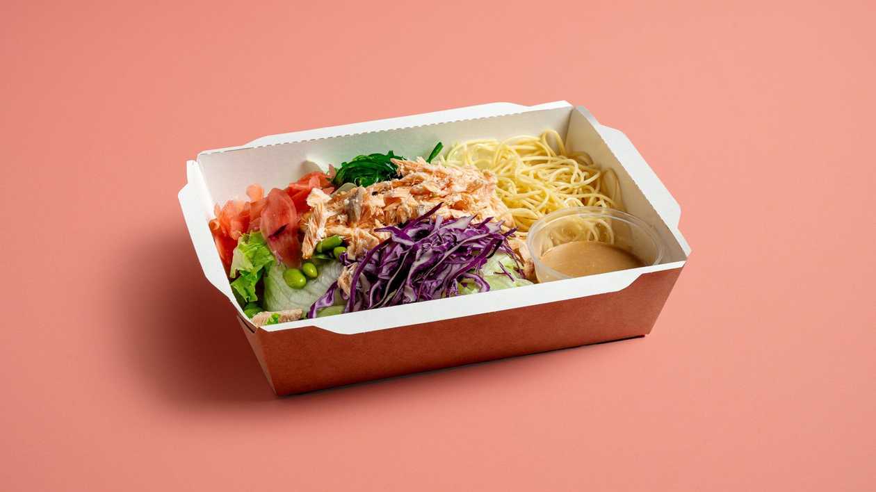 Salmon Noodle Salad (Se/G/F/Sd/S)