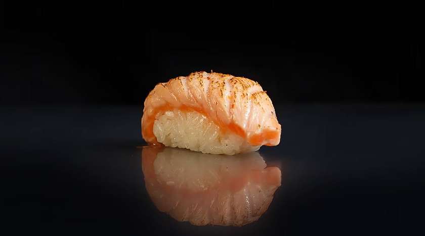 21. Torched Salmon Nigiri