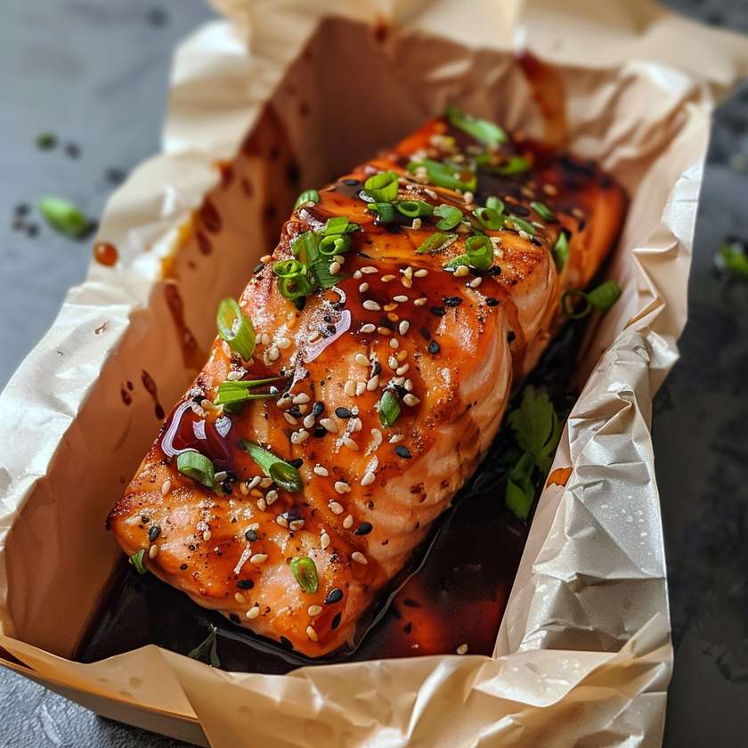 Teriyaki salmon
