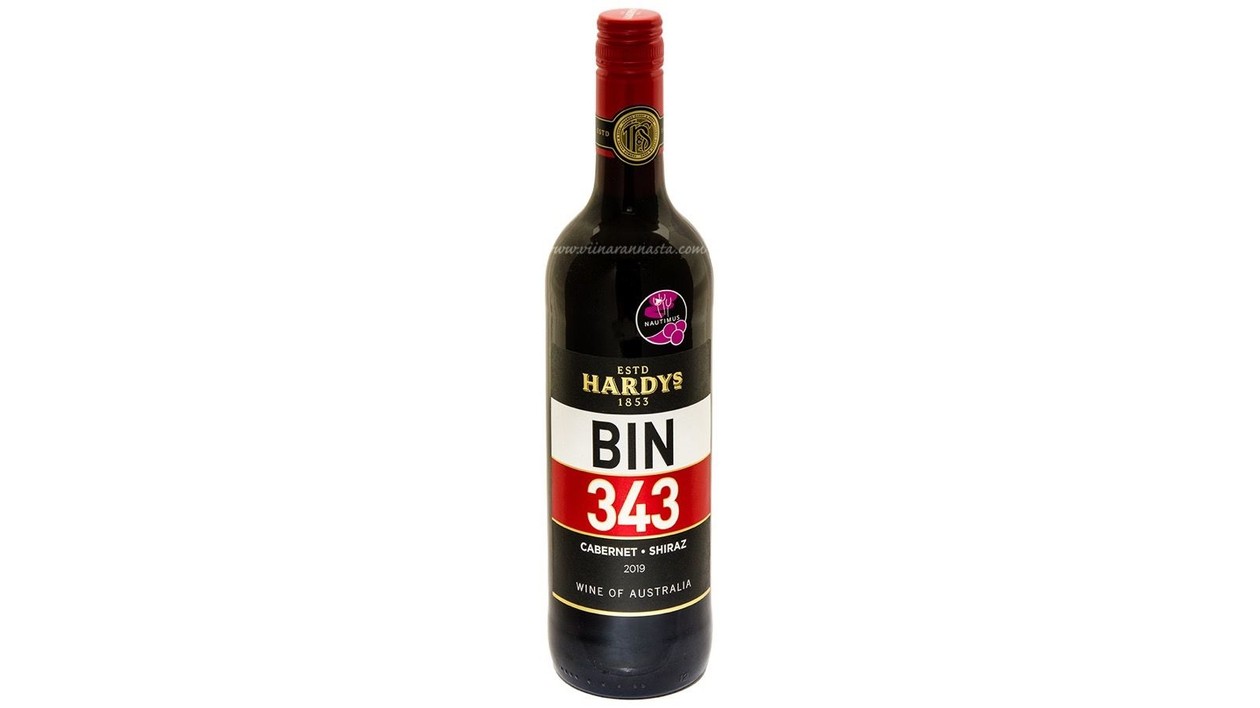 Hardys BIN 343 Cab. Shiraz 13%, 0,75 l
