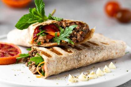 Beef or Chicken Fajita Wrap