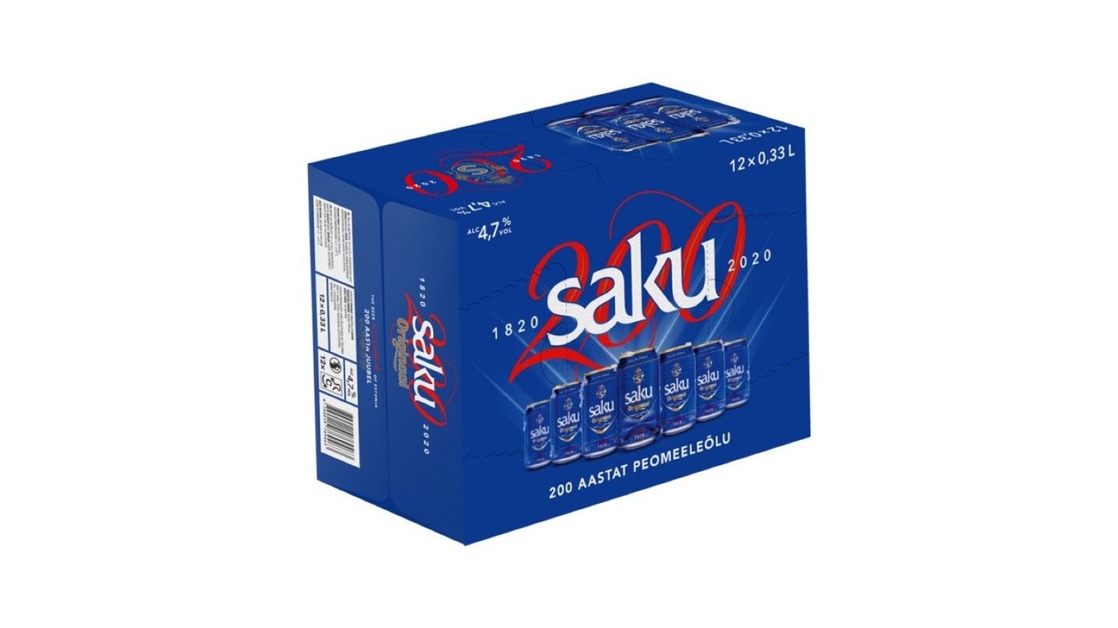 Saku Originaal 4.7%, 12 * 0,33 l