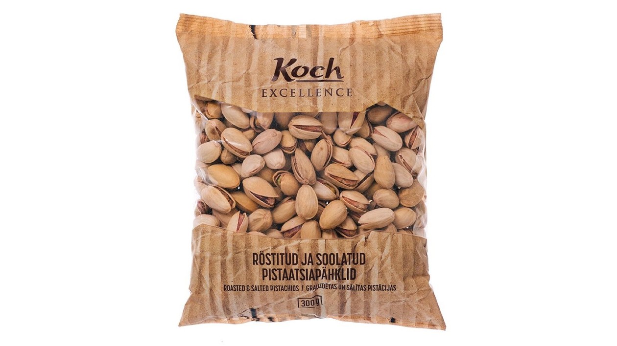 Koch, pistaatsiapähkel soola-röst, 300 g