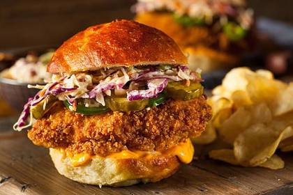 Crunchy Chicken Burger