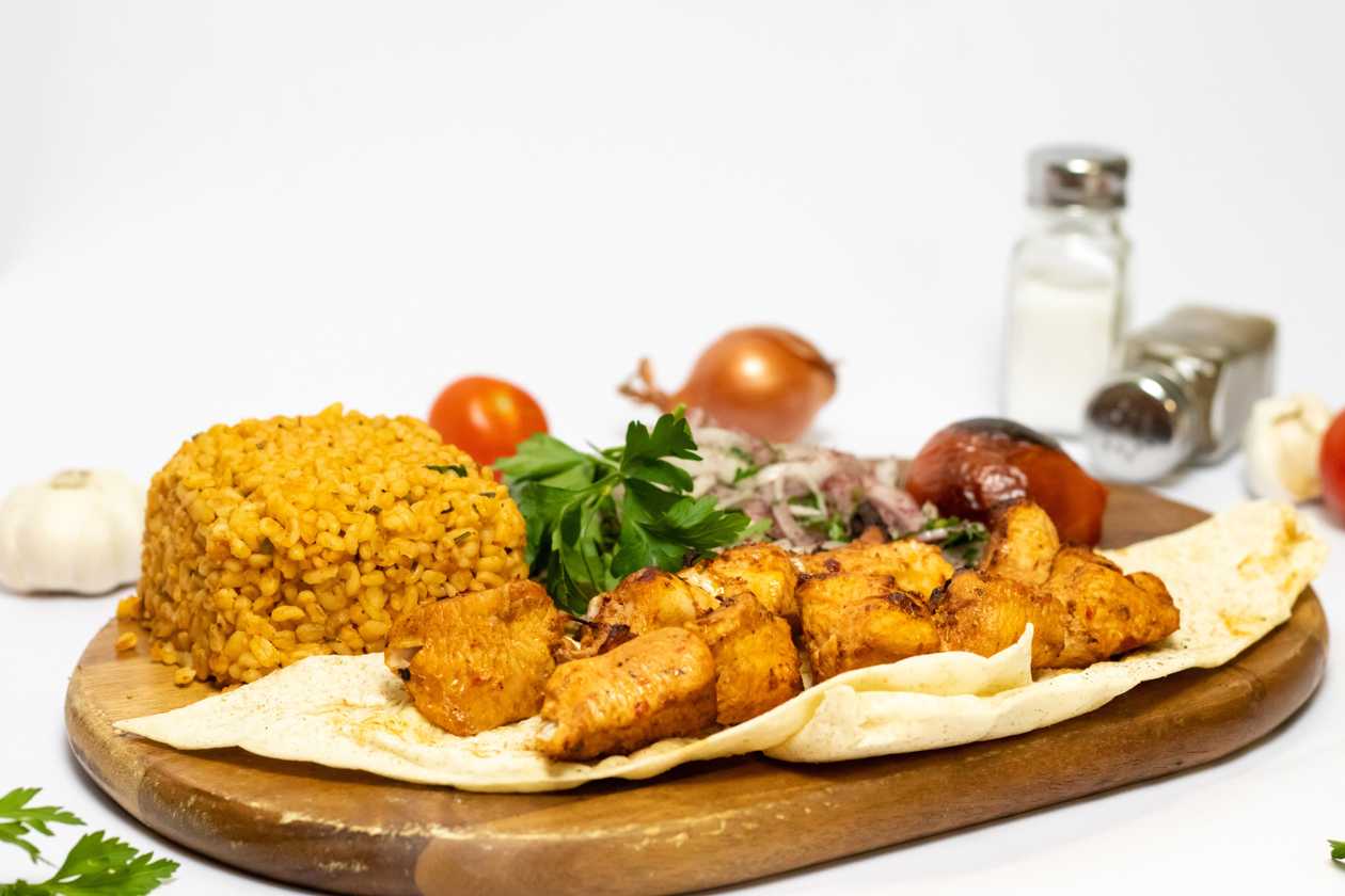 Chicken skewers