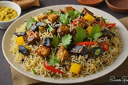 Vegetables Dum Biryani