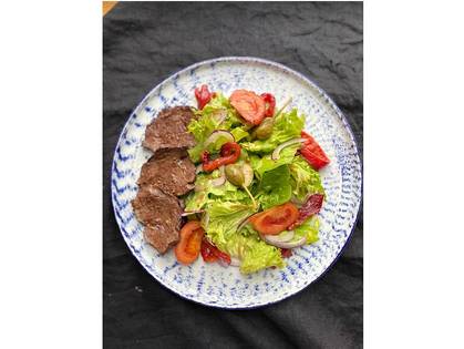 Warm Salad with Veal