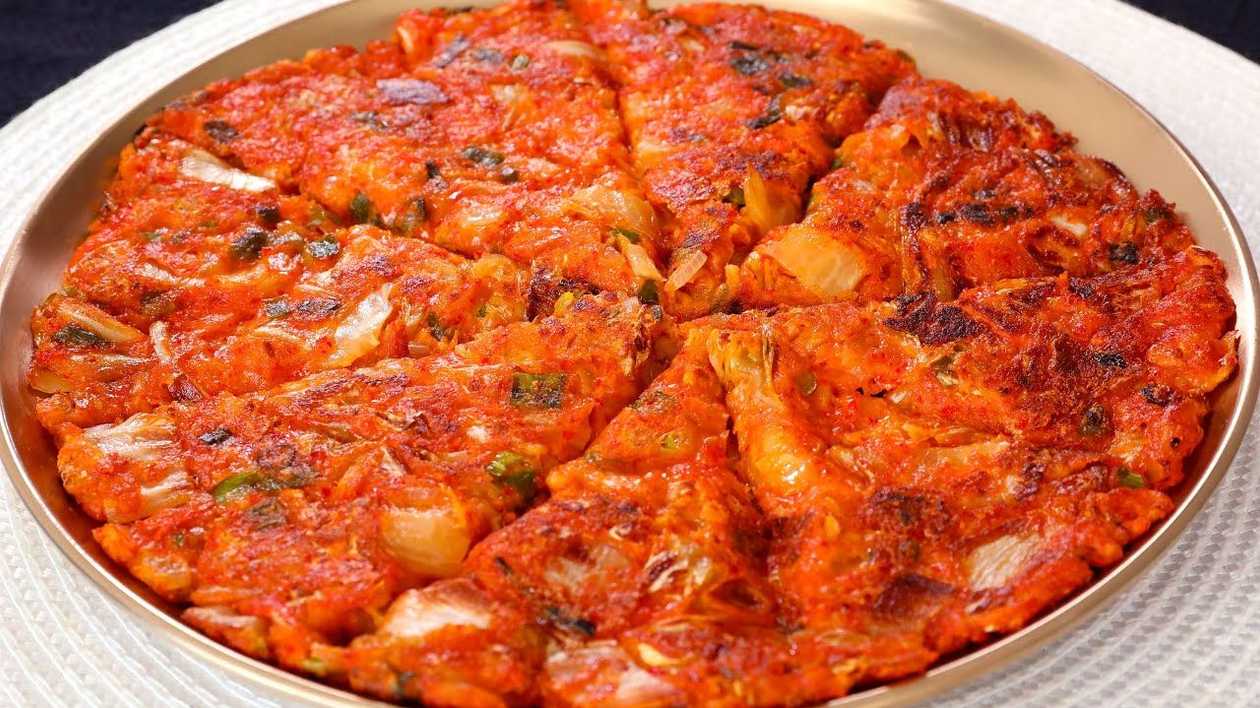 Kimchi pancake