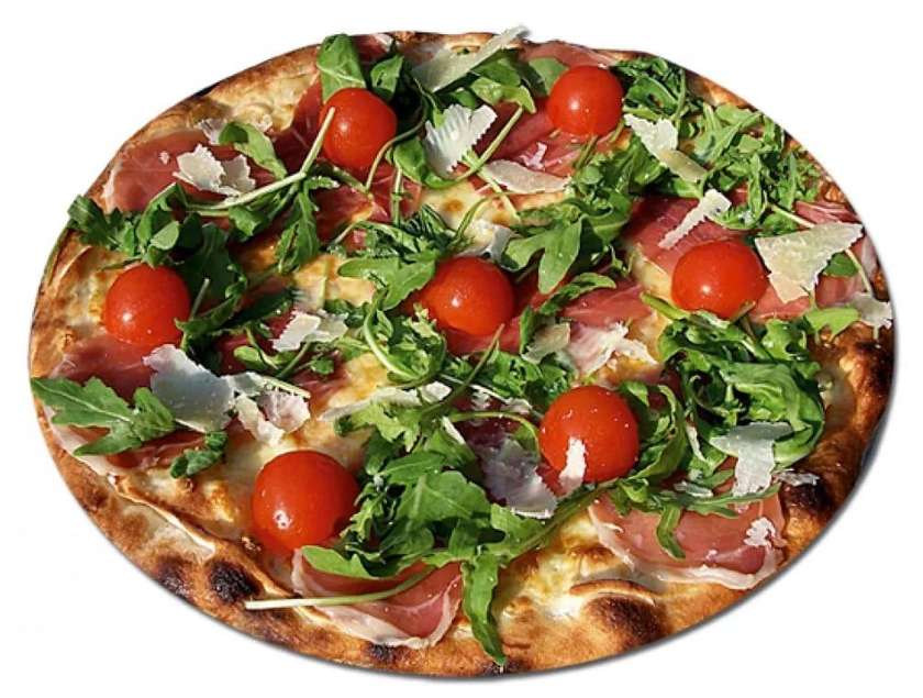 Pizza prosciutto crudo e rucola 21cm
