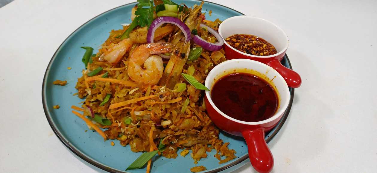 Prawn Kottu