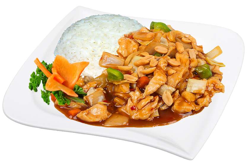 Kuře Kung - Pao s rýží
