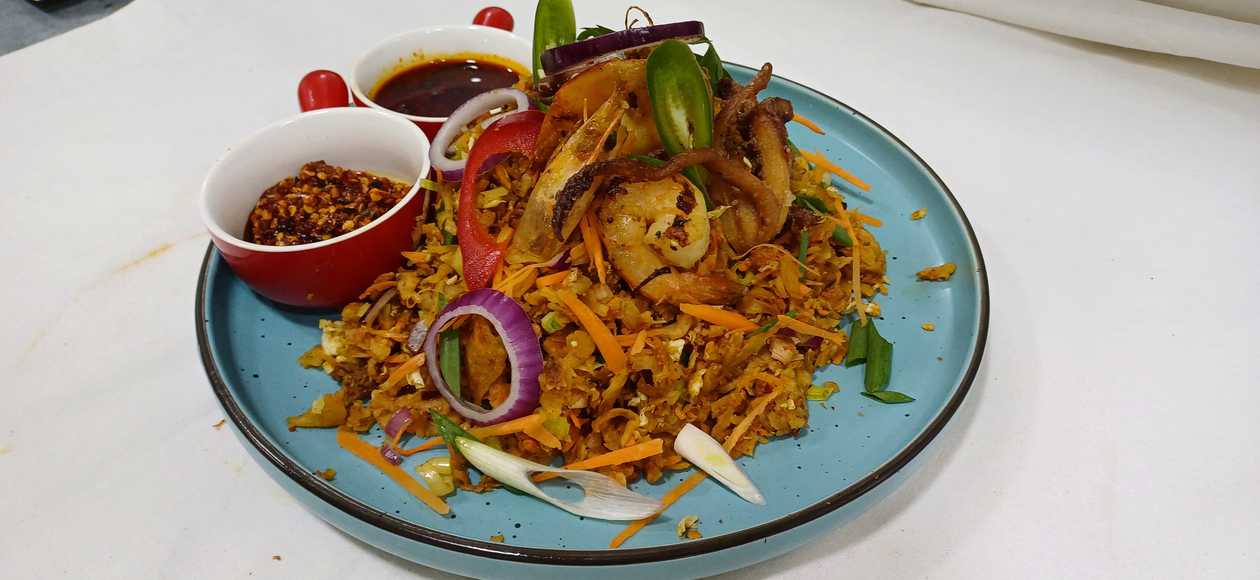 Prawn & Cuttlefish Kottu