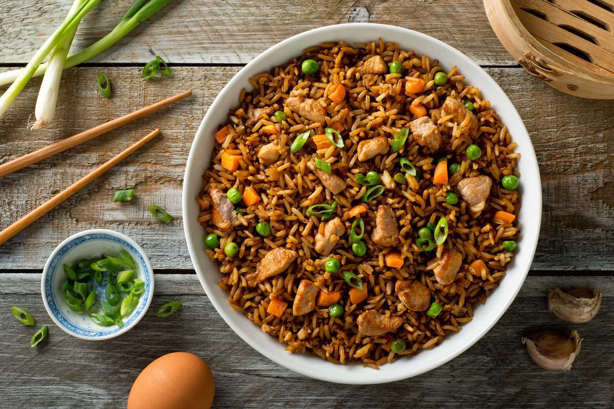 Stir-Fry Pork and Rice
