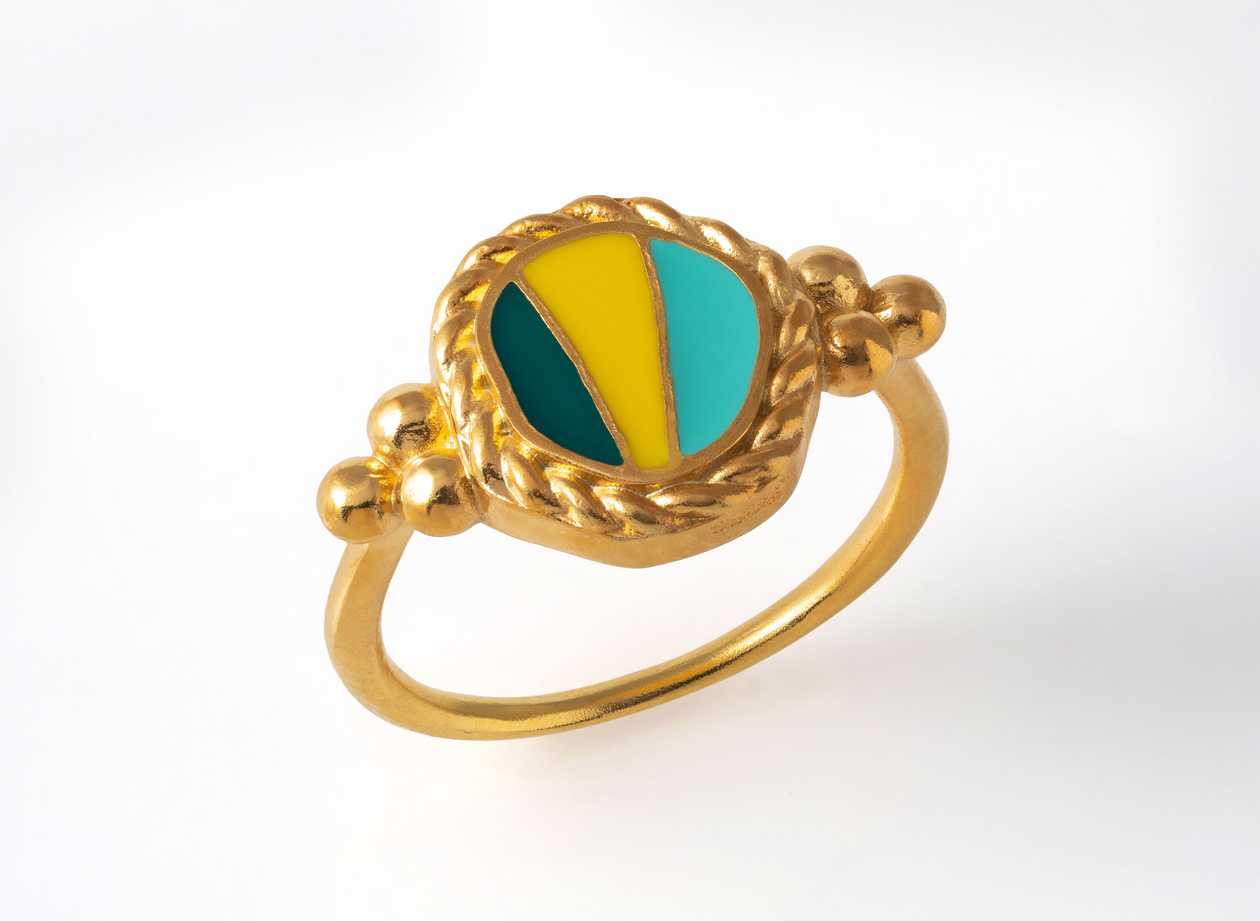 Ring With Enamel