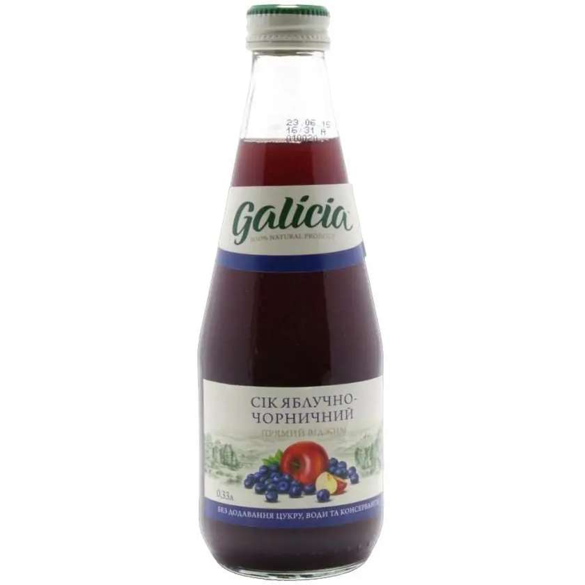 Сік Galicia яблучно-чорничний