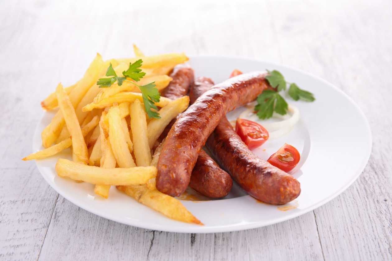 Chips and Sausage