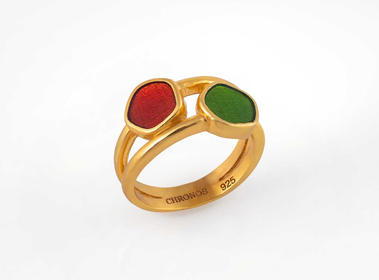 Ring With Enamel