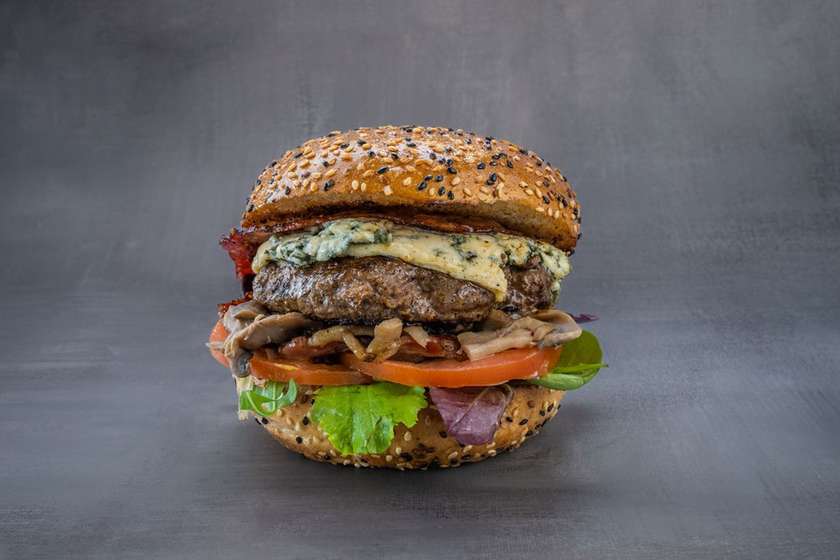 Blue Cheese ’N’ Bacon Burger