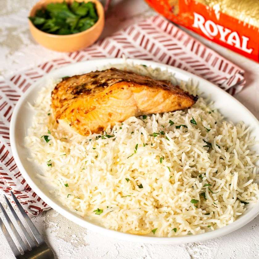 Plain Rice with Fish, Egg and Stew