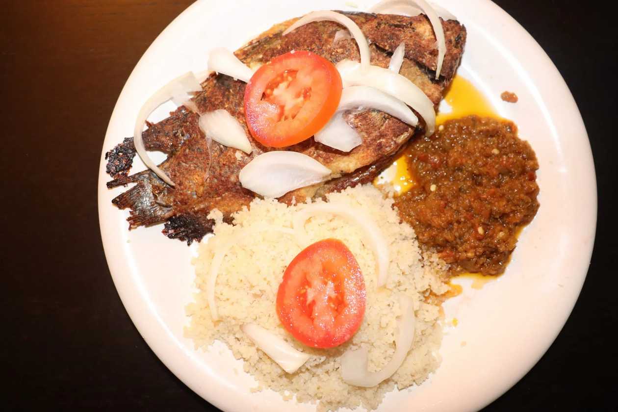 Grilled Tilapia Large and Acheke