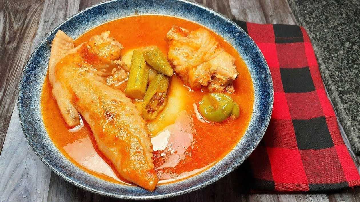 Plain Rice with Light Soup
