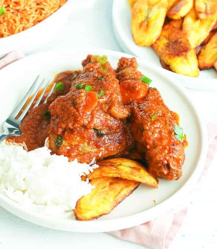 Plain Rice with Chicken