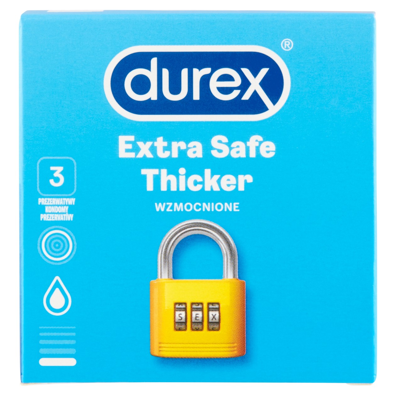 Durex Extra Safe Condoms 3 Pcs