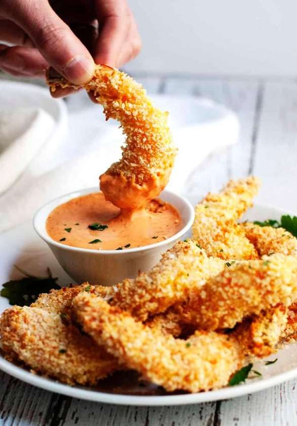 Breaded shrimp