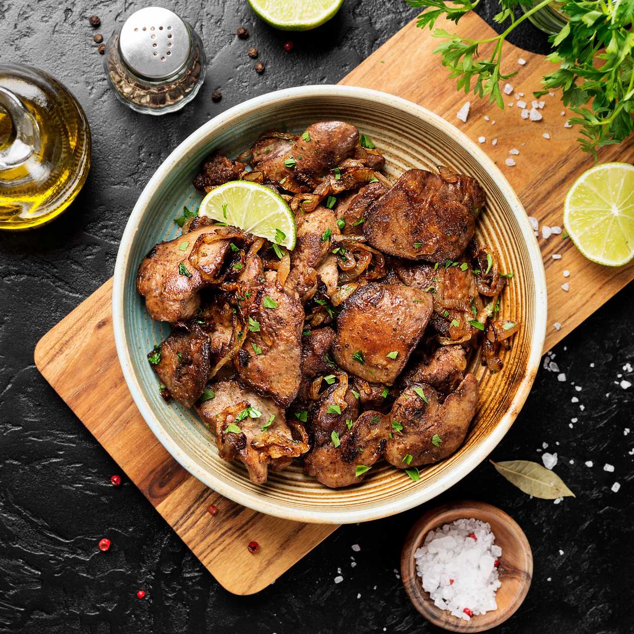 Fried chicken liver