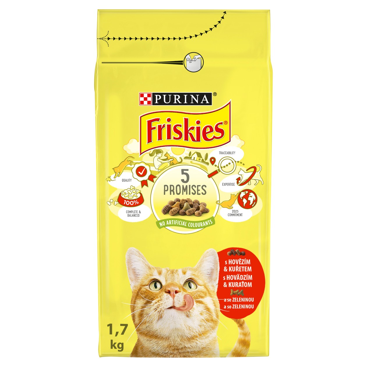 Friskies With Meat Chicken And Vegetables 1.7 Kg