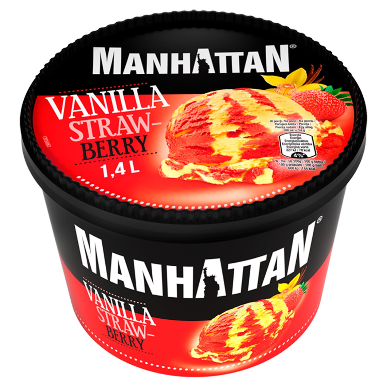 Manhattan Vanilka-Jahoda 1,4L