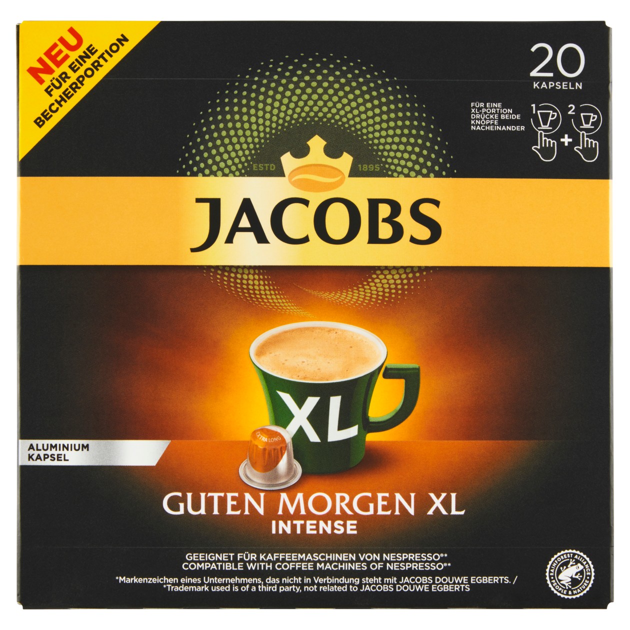 Jacobs Ncc Morning Coffe Xl 104g