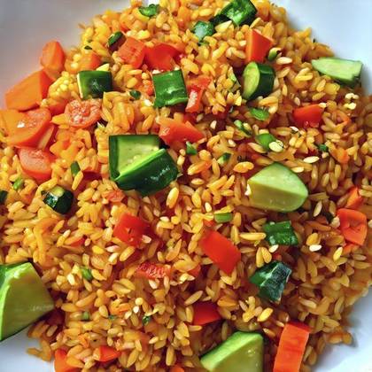 Pilau with Mixed Vegetables