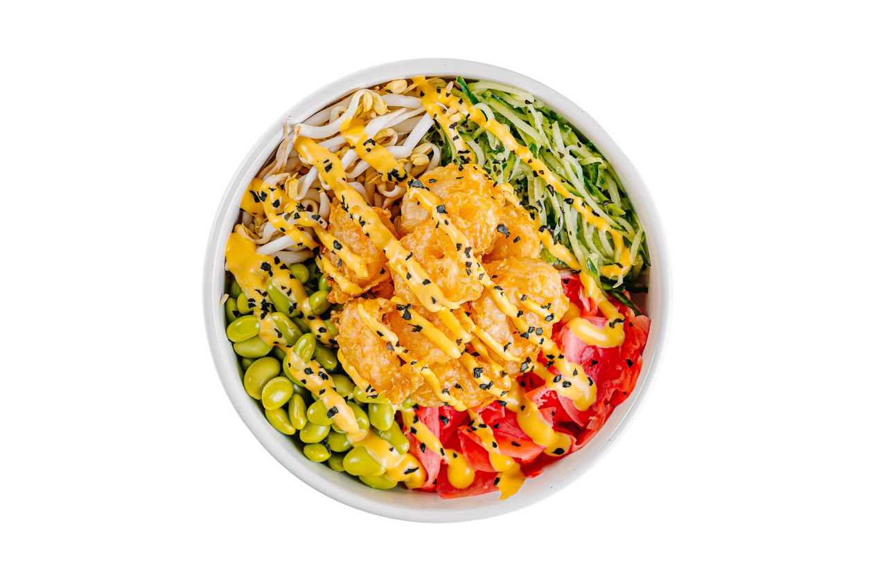 Tempura Krevety Poké