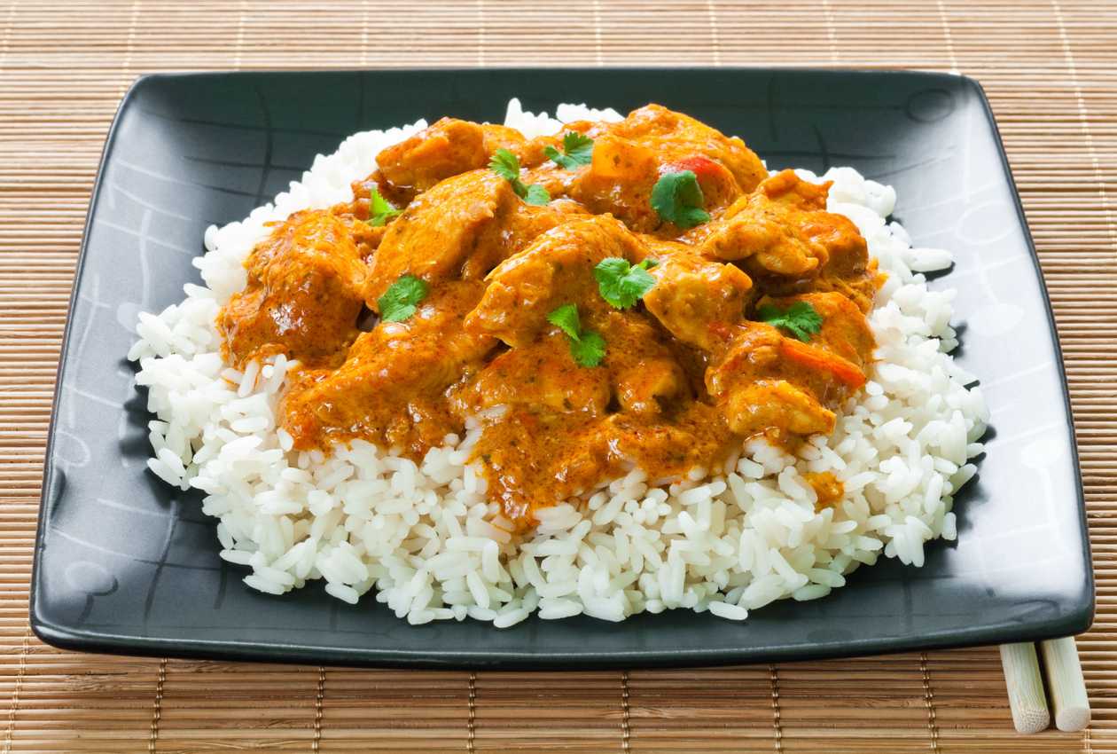 Thai curry with rice