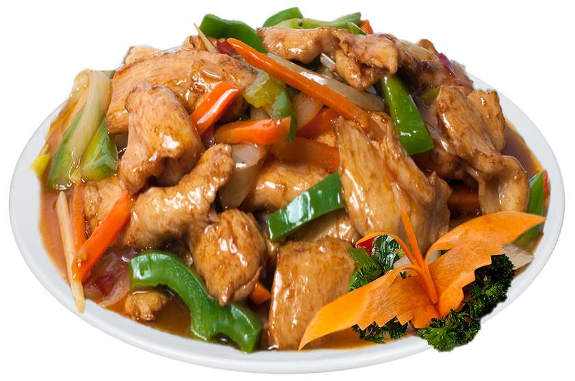 61. Pork with vegetables