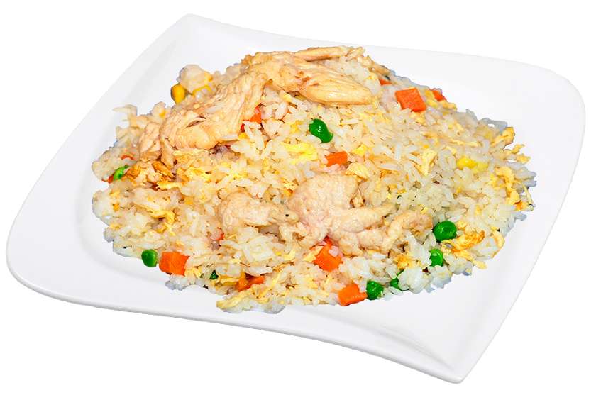 31. Fried rice with chickenc