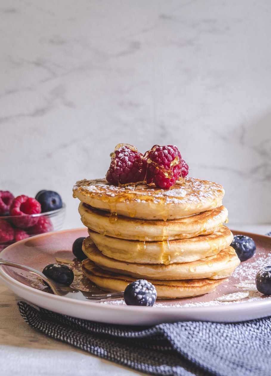 Fluffy Oat Pancakes