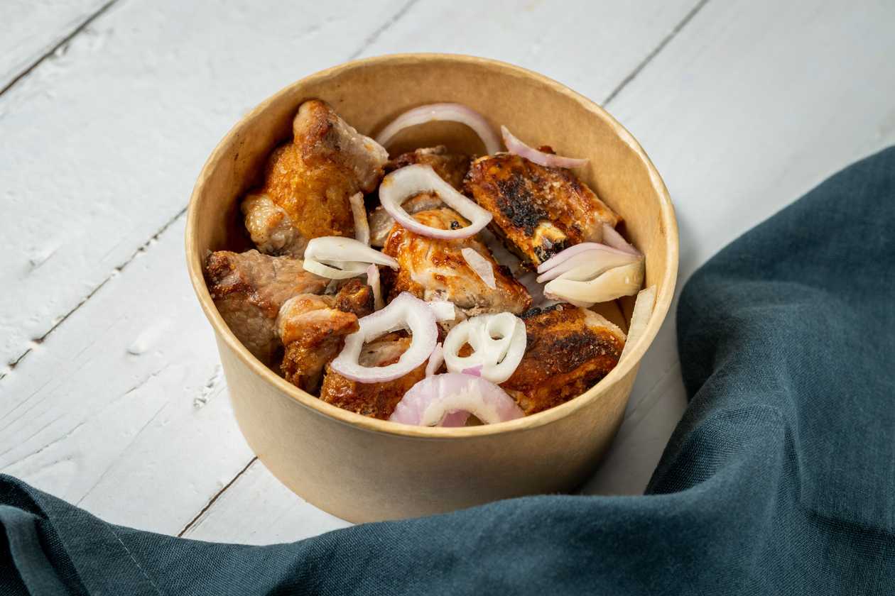 ღორის მწვადი/Pork Barbecue
