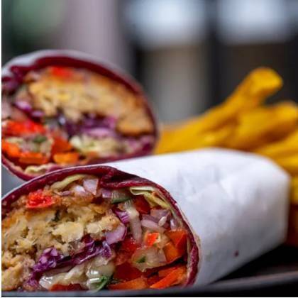 Falafel and Hummus Wrap (779 Calories)
