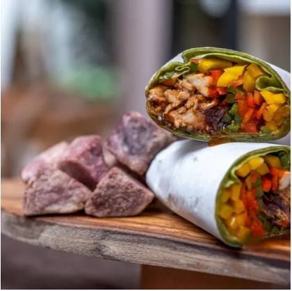 Sweet Sesame Chicken Wrap (634 Calories)