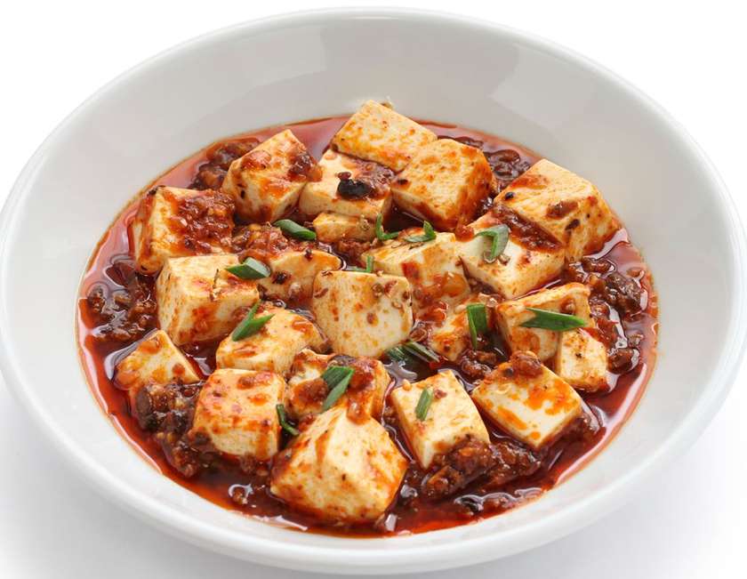 S10. Spicy mapo tofu