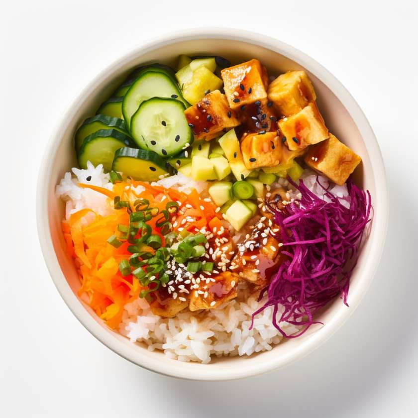 Tofu poke small