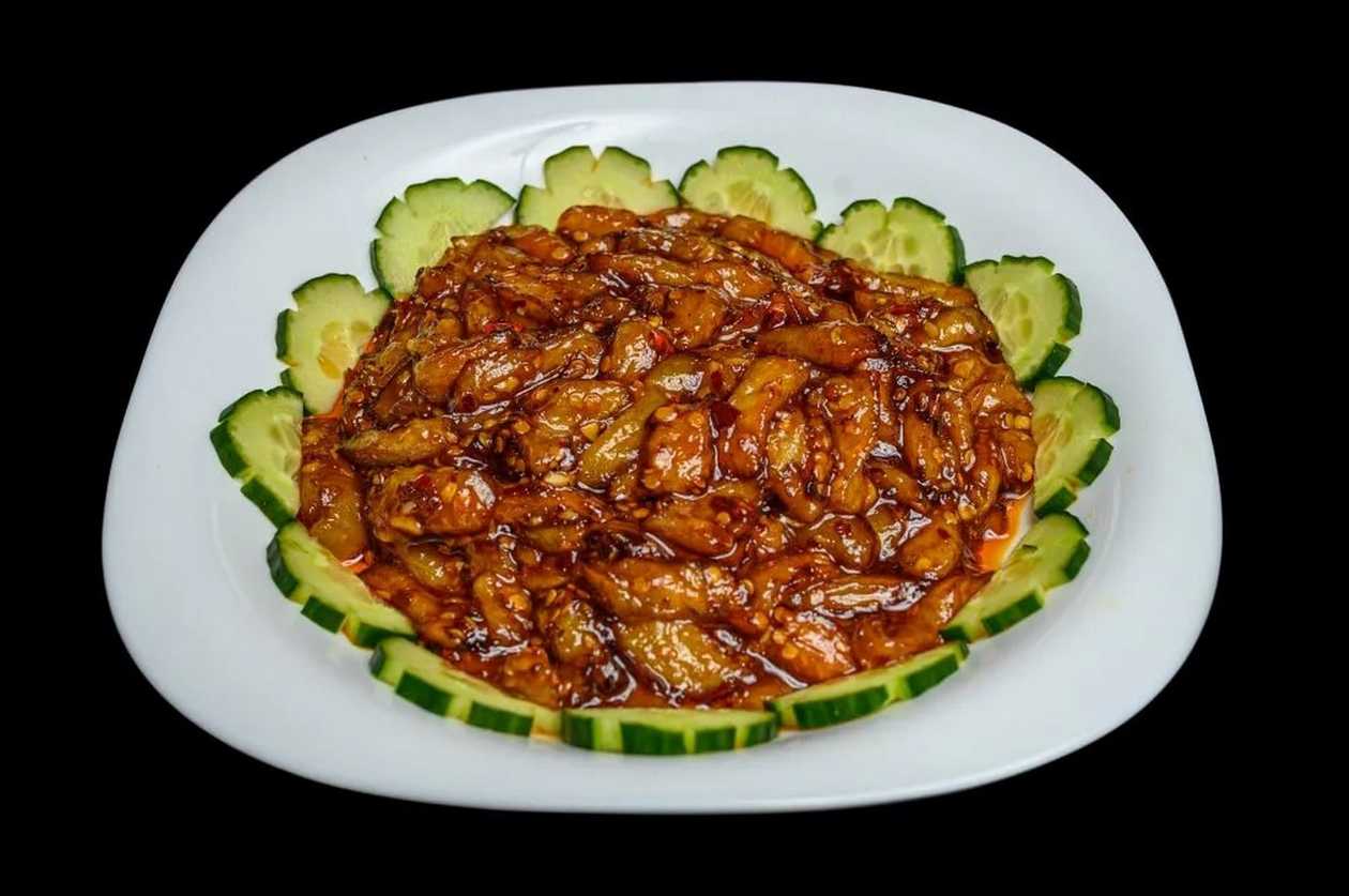 Eggplant with yu siang sauce