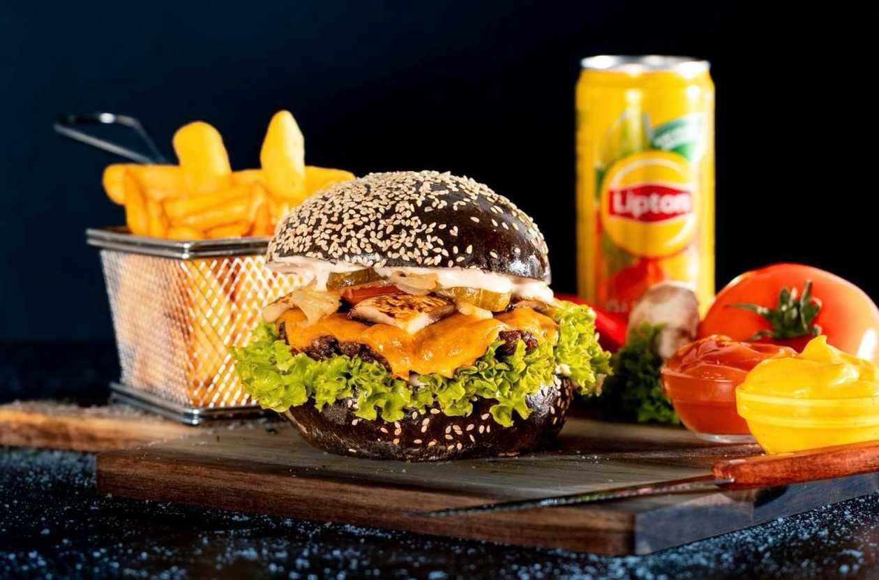 Mushroom burger