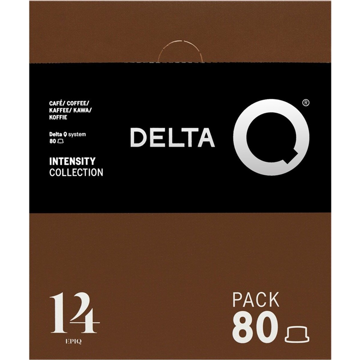 Cápsulas Café epiQ Delta Q 80 un