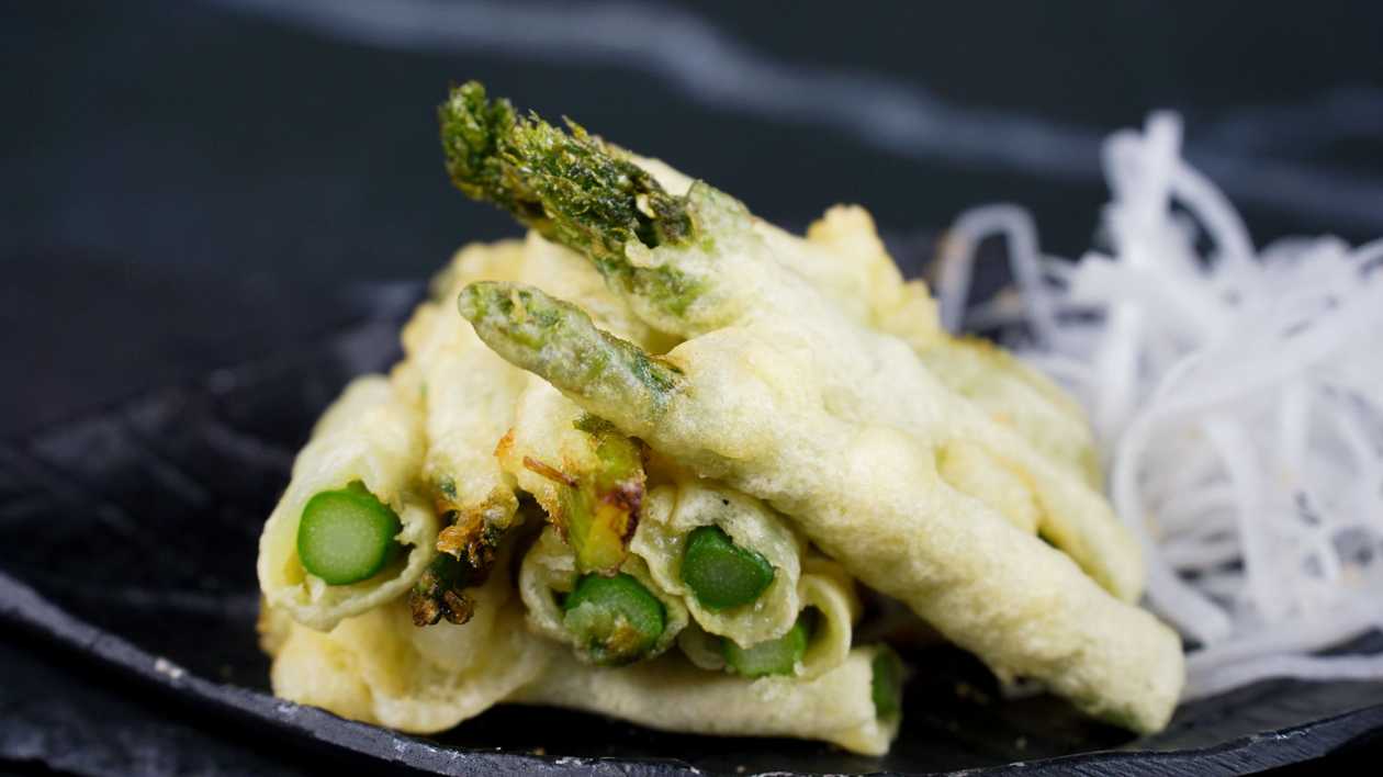Asparagus in Tempura