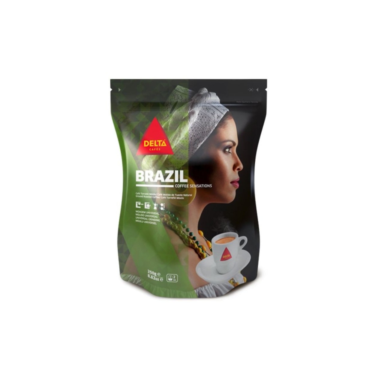 Café Moído Torrado Brasil Moagem Universal Delta 220 gr Delta Cafés