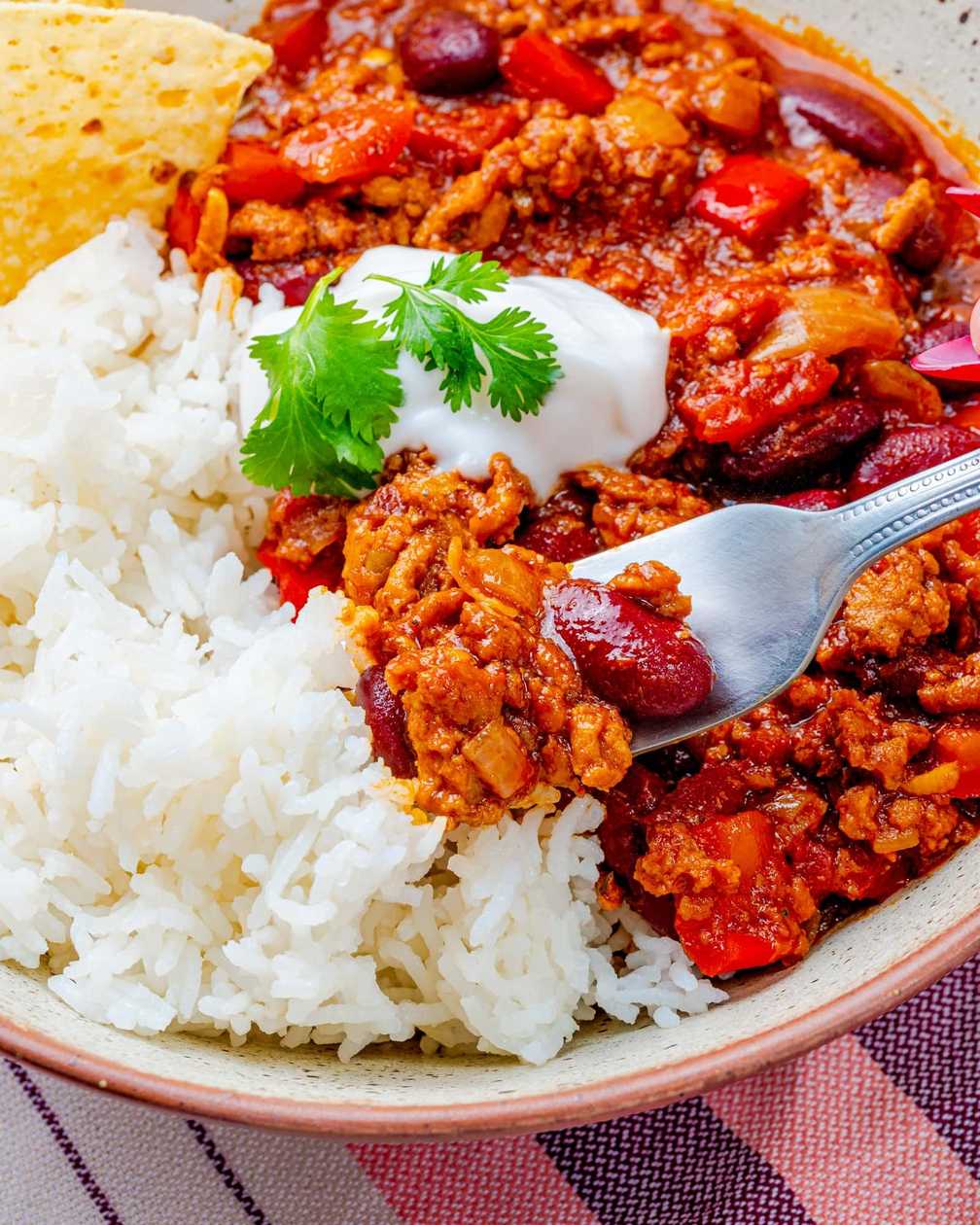 Bowl Chili con carne